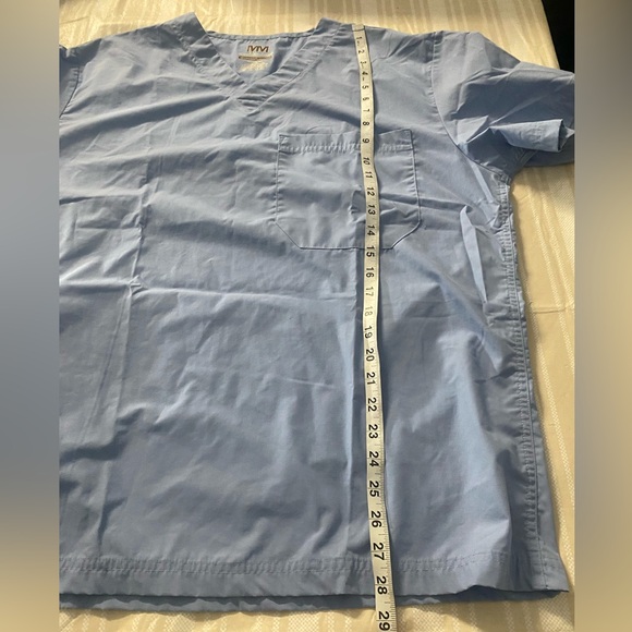 Light Blue Men's Medelita Scrub Set Dri Release elastic Waist with Drawstring-L - Picture 9 of 10